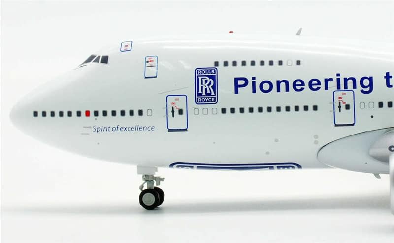 Tokom leta 200 Rolls-Royce za Boeing 747 - 267b N787RR sa postoljem ograničeno izdanje aviona 1/200 DIECAST unaprijed izgrađen Model