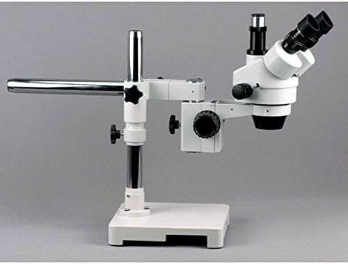 AmScope SM-3ty profesionalni Trinokularni Stereo Zoom mikroskop, okulari WH10x, uvećanje 7X-90X, zum objektiv 0,7 X-4,5 X, ambijentalno