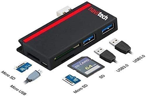 Navitech 2 u 1 laptop/Tablet USB 3.0 / 2.0 Hub Adapter/Micro USB ulaz sa SD / Micro SD čitačem kartica kompatibilnim sa HP Envy 13-ba1014na