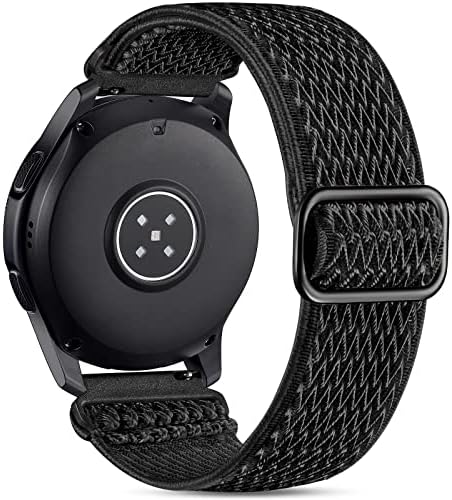 EasUyy 22mm Brzo izdanje Elastični najlon i silikonski sportski opsezi kompatibilni za Samsung Galaxy Watch 3 45mm opseg / Galaxy