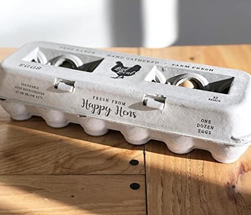 Henlay Vintage štampani Kartoni za jaja 90 Carton Value Pack-sigurno drži desetak malih do XL pilećih jaja