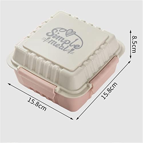 GENIGW Office Bento Box kutija za ručak kvadratna kutija za ručak mikrovalna tabla za ručak Bento kutija za ručak