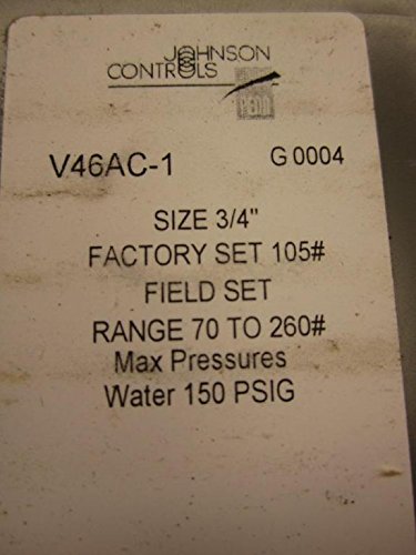 Johnson kontroliše V46ac-1c Johnson kontrolni ventil za regulaciju vode sa pritiskom, 3/4 veličina veze
