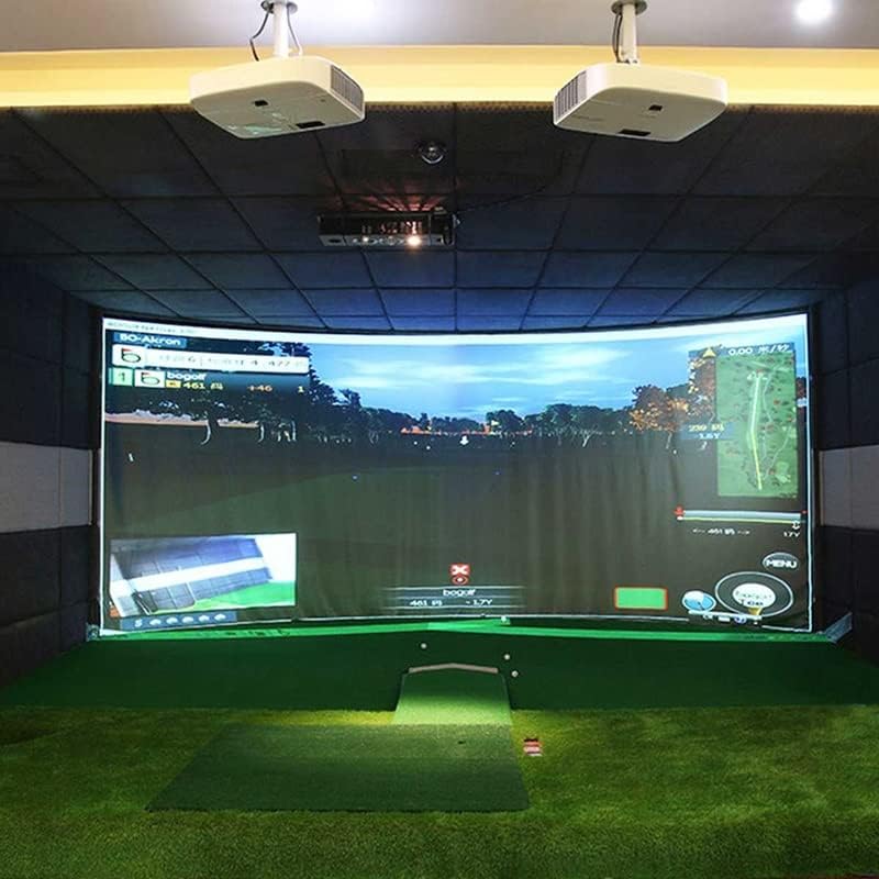 CLGZS Golf lopta Simulator Expion Exction Ecreect Excon zatvoreno bijelo krpa Materijal Golf vježba za golf Cilj