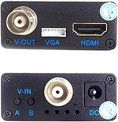 BNC do HDMI video signal, 4-u-1 kompozitni CVBS AHD TVI CVI u HDMI video pretvarač koji podržava BNC kabl na HDMI VGA BNC za sigurnosni