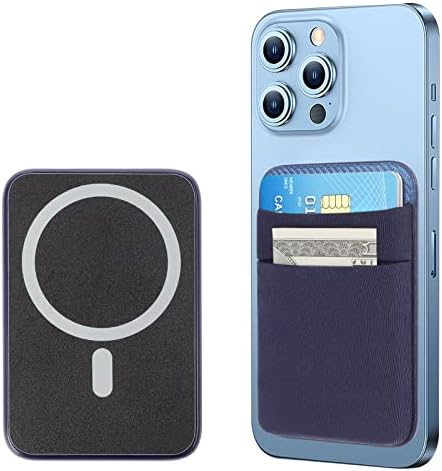 Wanshui novčanik za magsafe, rastezljive držač kartice za magnetske telefon za povratak telefona kompatibilan sa iPhoneom 14/13/12