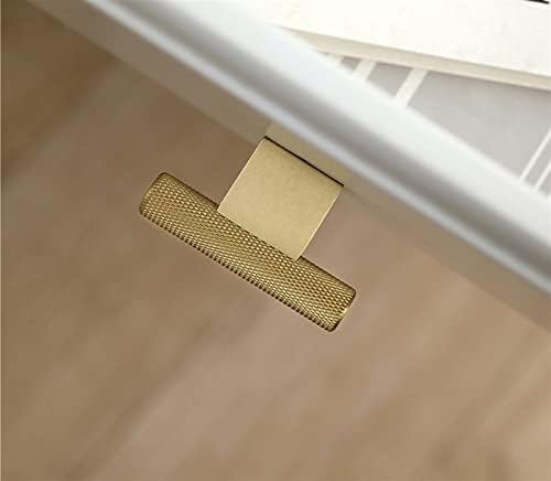GRUNI Gold Knurled teksturirana jednostavna dugmad za kuhinjski ormarić i ručke ladica povlači dugmad za spavaću sobu Mesingani ormar
