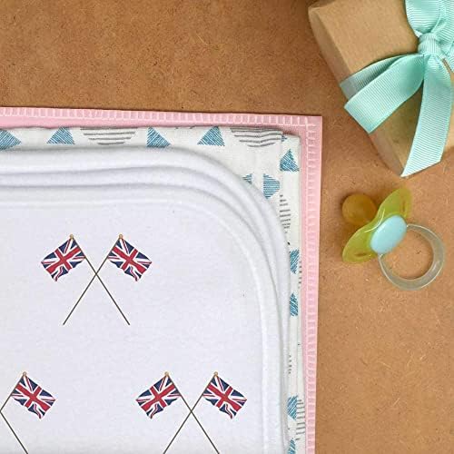 Azeeda 'Washing Union Jack Flags' Baby Burp / Tkanina za pranje