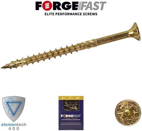 Forgefast Poziâ kompatibilna elitna performanca drvo vijak ZY 4,0 x 30mm Box 200