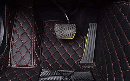 Muckey Car podne prostirke za 95% Custom Style Luxury Koža Sve vremenske zaštite podne obloge Podnevne podne prostirke Y-bež sa crnim