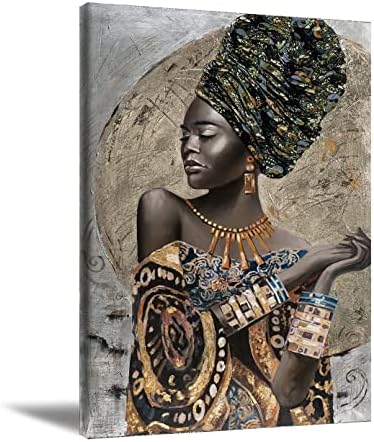 Turaranusy African women canvas wall art posteri & amp ;štampa rlegantne ženske dekorativne slike platnene zidne umjetnosti intelektualni