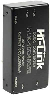 HI-LINK HLK-10D4805B 48V do 5V 2A 10W DC za DC izolaciju Modul za napajanje DCDC 50.825.411mm
