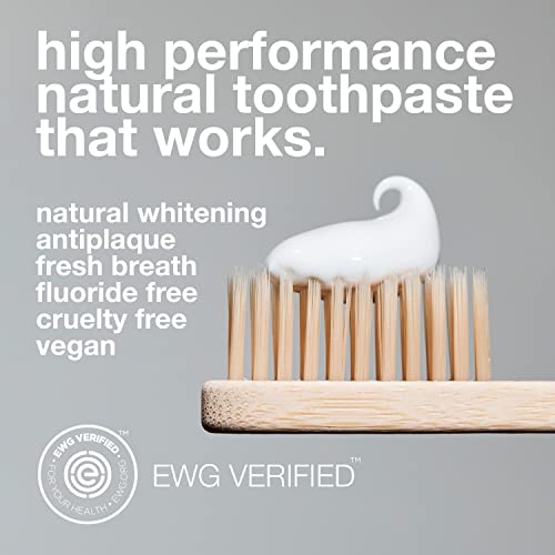 Davids prirodna pasta za izbjeljivanje zuba, metvica, Antiplaque, bez fluorida, bez SLS-a, metalna cijev, valjak za cijev uključen,