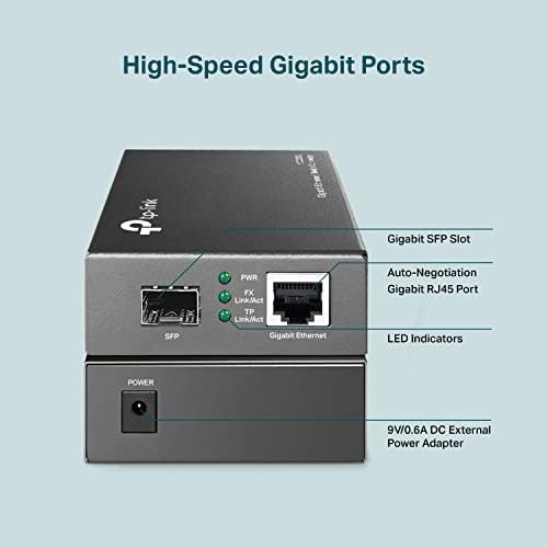 TP-Link Gigabit SFP modul | 1000Base-LX Single-mode Fiber Mini GBIC modul | Plug and Play | LC/UPC interfejs | do 10km udaljenosti