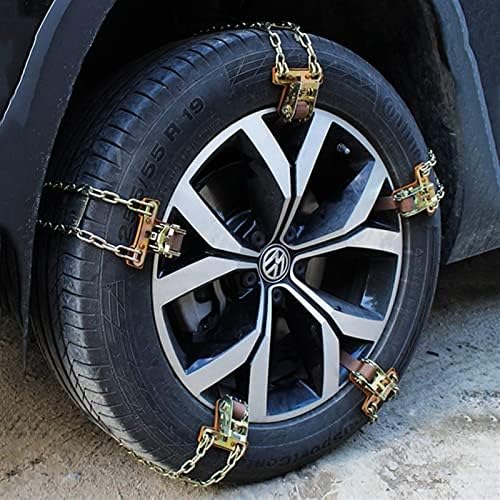 Lanac guma otporan na gume za nošenje lanaca u lancu za automobile, SUVS, minivans - set od 2