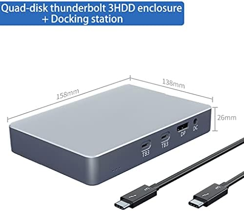 SAWQF M. 2 Dual-Disk NVME HDD Enclosure 3 priključna stanica tipa C na USB 3.0 hard disk Box
