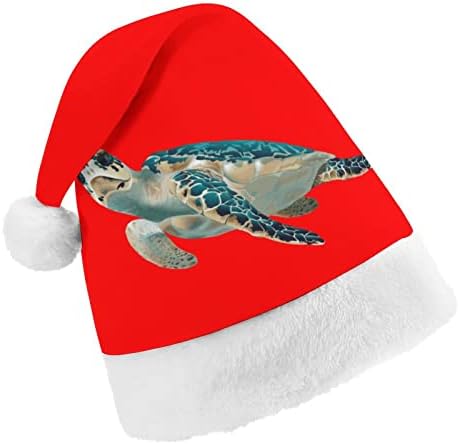 Nudquio morska kornjača Božić kape Santa šešir za Božić odmor Family štampani