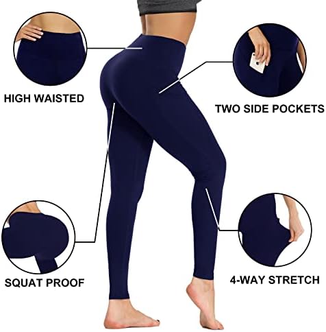 Gayhay gamaše sa džepovima za žene reg & plus veličine - kapri joga hlače visok struk control kompresije trma za vježbanje