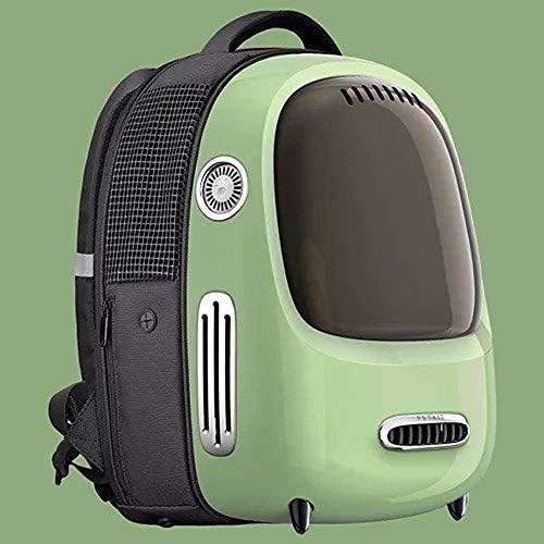 PETKIT Breezy pet Carrier zeleni ruksak za mačke i male pse, prozirna vodootporna putna torba za kućne ljubimce za planinarenje i