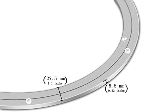 Lazy Susan Bearing rotirajući Gramofonski ležajevi okretna ploča hardver aluminijumski Metal za trpezarijski sto i radni sto …