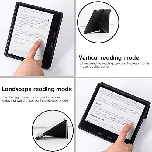 ZENGCANG Kindle PU kožna navlaka - Kindle Oasis Case - Origami stojeći tanki poklopac sa automatskim spavanjem protiv kapi vode