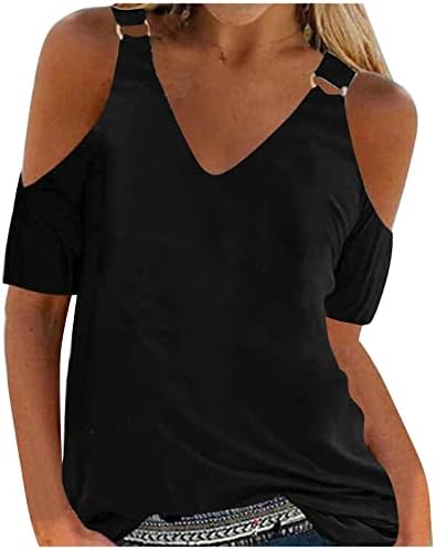 LytryCamev seksi vrhovi za žene datuma noć ženske ljetne vrhove Y2K sa ramena izlasku na vrh Modne gotičke majice Bluze