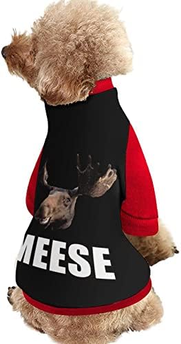 FunnyStar Moose Meese Ispiši duks kućnih ljubimaca sa pulovernim puloverom za pse za pse mačka sa dizajnom