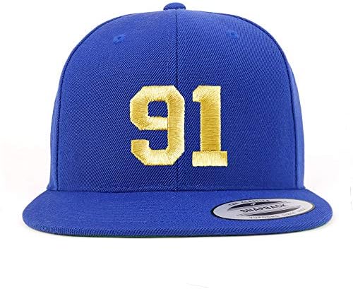 Trendy Prodavnica Odjeće Broj 91 Zlatna Nit Sa Ravnim Novčanicama Snapback Bejzbol Kapa