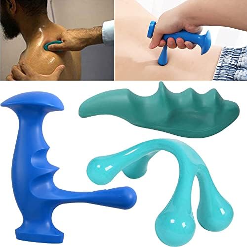 LITAITAI set alata za dubinsku masažu tkiva - 3 komada za masažu cijelog tijela, uključuje štitnik za zeleni palac, palminog ježa