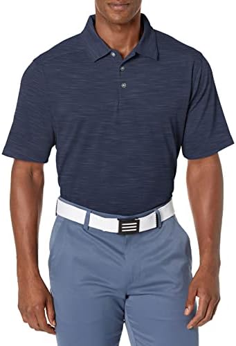 Muška Polo majica za Golf sa šljunčanom plažom sa kratkim rukavom i teksturiranim dizajnom sa prostornim čekom