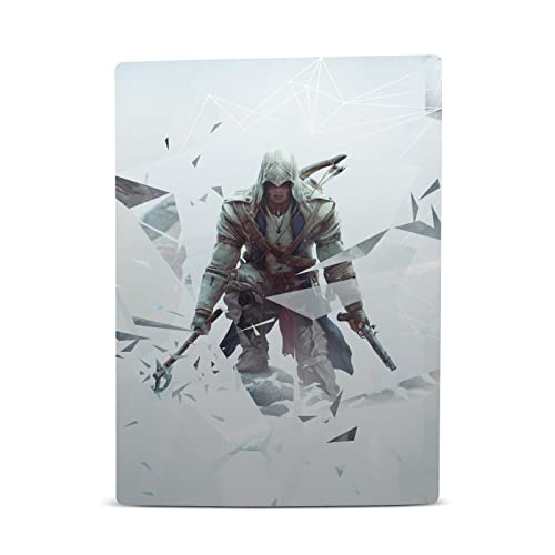 Dizajn kućišta za glavu zvanično licenciran Assassin's Creed Connor III grafička mat Vinilna naljepnica za prednju ploču za igranje