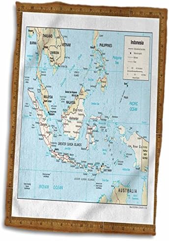 3Droza Florene Décor II - Moderna karta indonezijskih otoka.jpg - Ručnici