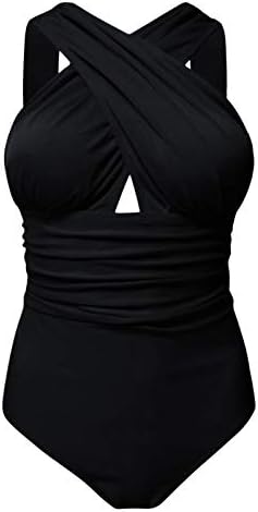 Ženski komad kupaći kostim seksi crni kostimi rušili visokog struka monokini bikini push up brazilski kupaći kostim