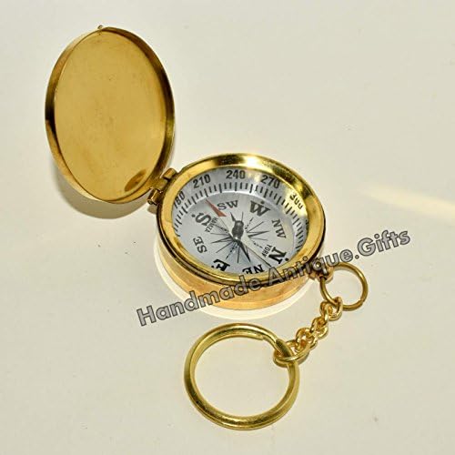Antikni vintage biranje džepni kompas Replica Solid Brass planinarski poklon za poklon