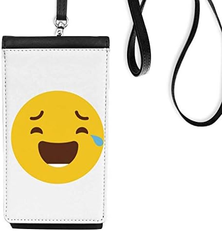 Smijte se slatka interneta chat lice crtani telefon novčanik torbica viseći mobilni torbica crnog džepa