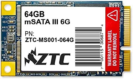 ZTC 64GB Bulwark V2 mSATA 6G 50mm Poboljšani SSD SSD model čvrstog stanja ZTC-MS001-64G