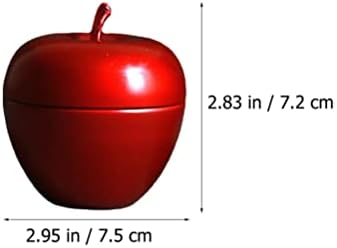 Aboofan veliki crveni jabuke kontejner: 4kom jabuke u obliku bombona igračka poklon punjenje kontejneri Jar za Party vjenčanje Božić