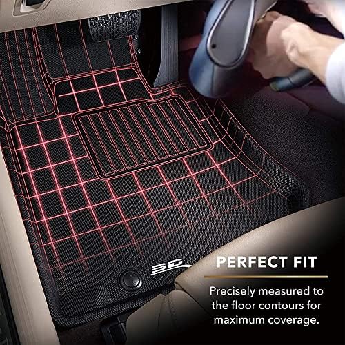 3D MAXPIDER Kompletna set Custom Fit All-Weather Podna mat za odabir Honda Accord Modeli 2013 2014 2015 2017 - Kagu guma