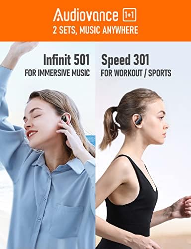 Audioovance SPIF 501, 2-postavljene bežične slušalice Bluetooth uši kao idealni pokloni, IF501 ANC Buke Otkazivanje za imerzivne muzike,