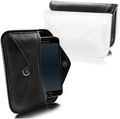 Boxwave Case kompatibilan sa oštrim Aquos Sense4 Lite - Elite kožna messenger torbica, sintetički kožni poklopac koverte za oštre