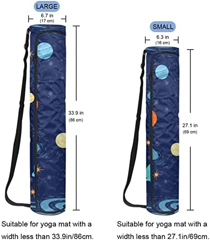 Solar System Planets Stars Yoga Mat torba za nošenje sa naramenicom torba za jogu torba za teretanu torba za plažu