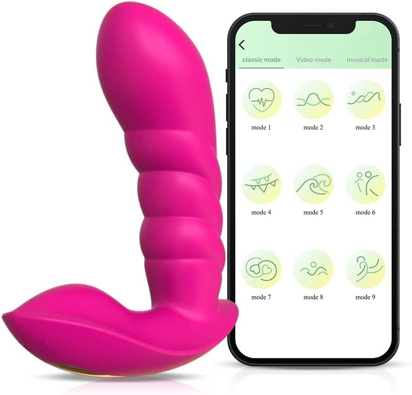 Godgreat daljinski upravljač G-Spot Vibrator, aplikacija daljinski upravljač vaginalni klitorički stimulator silikon vibrira s 9 moćnih