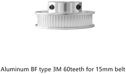 Sinhroni točak aluminijumski otvor 8mm za HTD 15mm pojas koji se koristi u linearnoj Remenici 60teeth 60T Bf tip 60 zubaca 3m Razvodna
