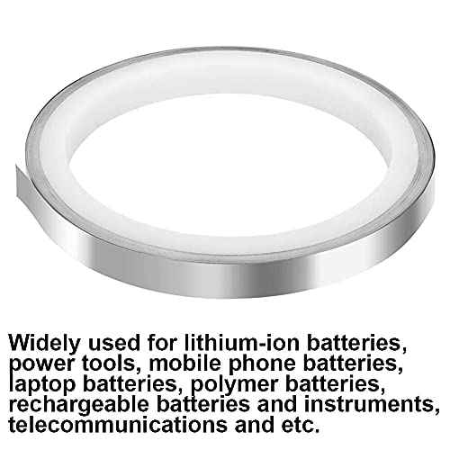 DAOKI traka od čistog nikla 0, 15x8mm 5m / 16ft 99,6% traka od čistog nikla za litijumsku bateriju 18650 sa trakom otpornom na toplotu