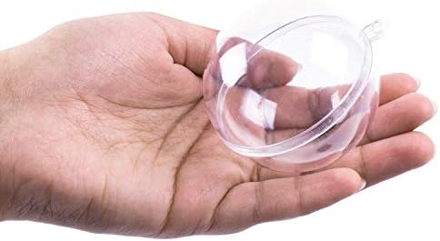 FANHHUI 5-20 komada prozirne plastike punjene lopte prozirne plastične lopte Božićni rođendanski ukrasi za vjenčanje