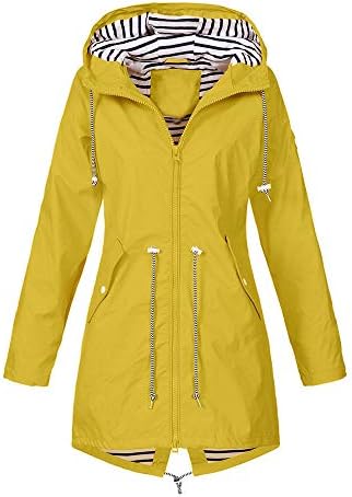UOFOCO jakne za žene Čvrsta kišna jakna na otvorenom plus jakne vodootporni kapuljač s kapuljačom