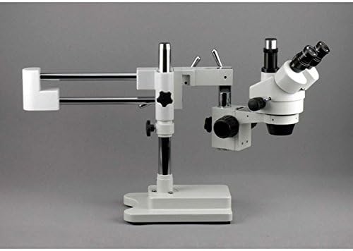 AmScope SM-4TZ-FRL - 10m digitalni profesionalni Trinokularni Stereo Zoom mikroskop, Wh10x okulari, uvećanje 3,5 X-90X, zum objektiv