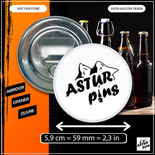 Astur Pins - Otvarač za boce Zyzemski štit o porodicama Poljska - Četveni pivo, originalni pokloni, Originalni darovi za prijatelje,