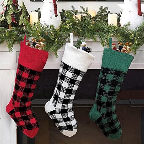 Božićni bombonski poklon čarapa plaćene snježne pasa za pse torba za ispis Xmas Dekoracija stabla 18 inča Kristalne ukrasne kuke