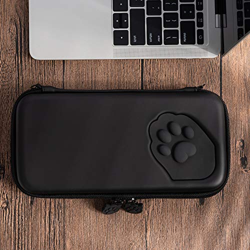 GeekShare cat Paw Case za Switch-prijenosni Hardshell tanka putna torbica za nošenje fit Switch / Switch OLED konzola & amp; pribor